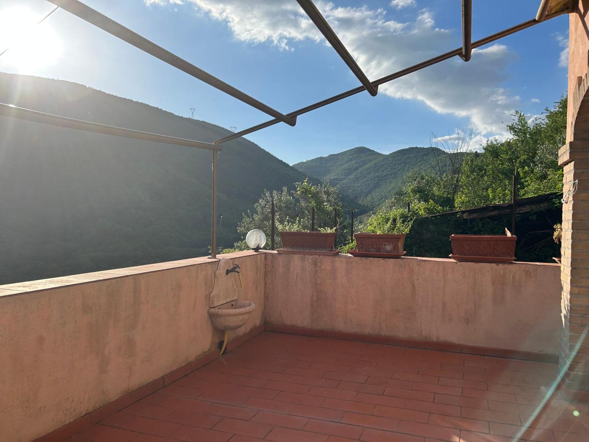 Casa Belvedere A Valle San Martino Di Spoleto Exterior photo